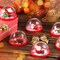 6 PCS Christmas Snow Globe Kit, Christmas Crafts Snow Globes with 12 Cute Christmas Toys, Plastic Snow Water Globe Kit for DIY Snow Globe, Christmas Arts and Crafts, Christmas Arts and Crafts